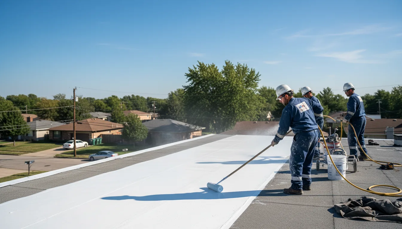 Commercial roof coating in East Burke, VT near me
